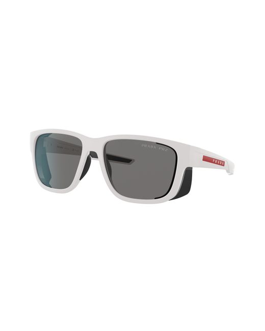 Prada Linea Rossa Black Sunglass Ps 01xs for men