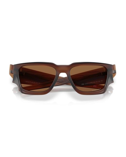 Oakley Black Sunglass Instagator for men