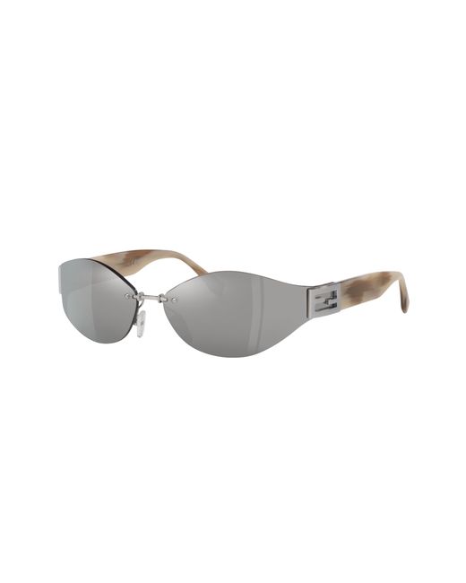 小物 FENDI Vintage sunglasses Zucca Silver 希少✨FENDI Vintage Zucca Silver sunglasses FENDI Fabulous Zucca