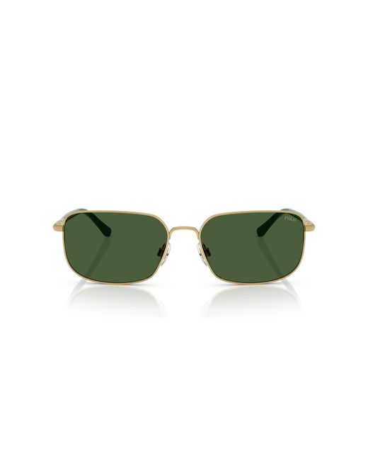 Polo Ralph Lauren Green Sunglass Ph3159 for men