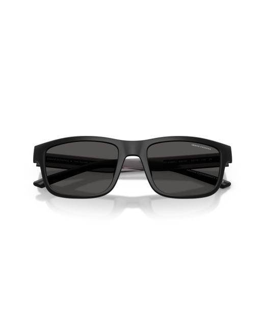 ARMANI EXCHANGE Black Sunglass Ax4169su for men