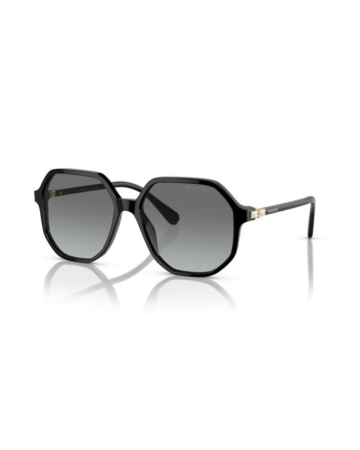 Swarovski Black Sk6003f Low Bridge Fit Sunglasses