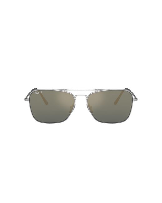Ray-Ban Black Caravan Titanium Sunglasses Lenses