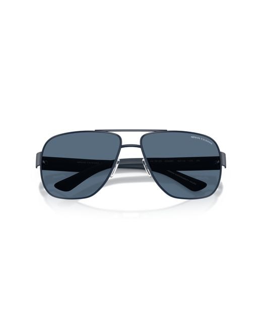 ARMANI EXCHANGE Black Sunglass Ax2012s for men