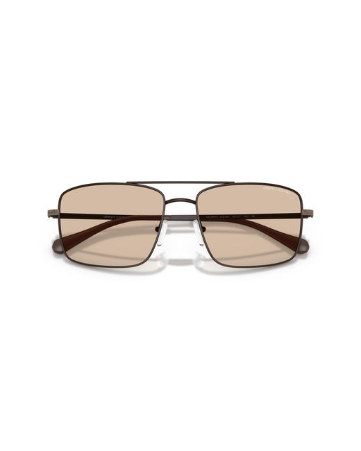ARMANI EXCHANGE Black Sunglass Ax2054s for men