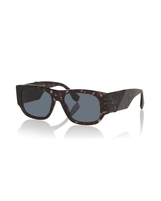 Fendi Black Sunglass Diagonal Fe40156i for men