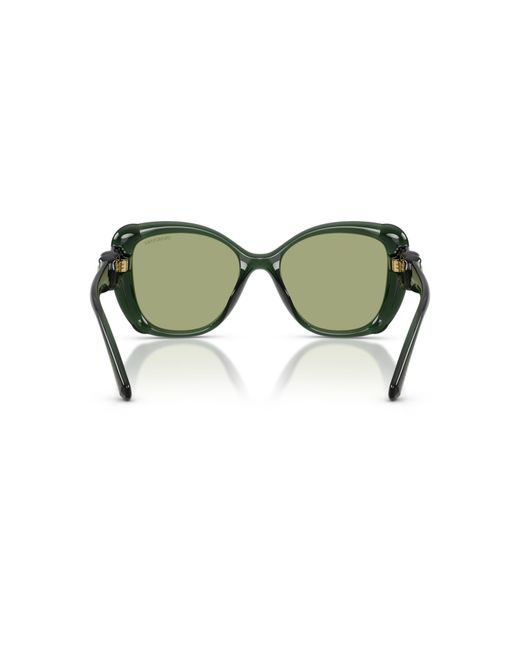 Swarovski Green Sunglass Sk6051u