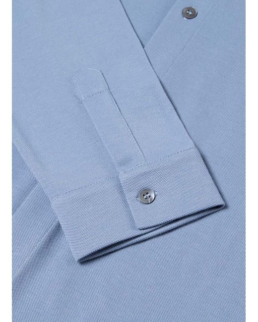 sunspel pique shirt