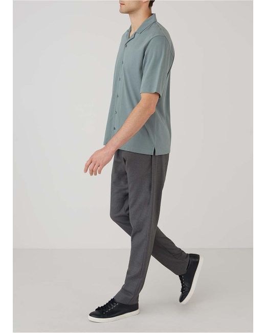 sunspel camp collar shirt