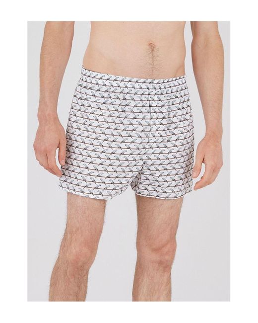 Download Sunspel Men's Printed Cotton Boxer Shorts In Parakeet for ...