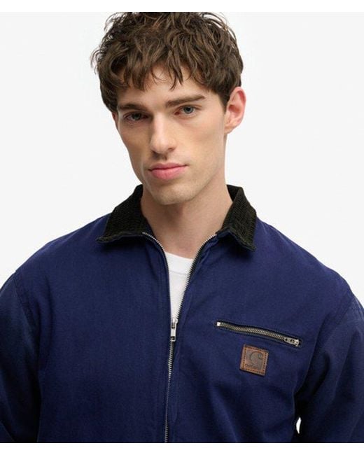 Superdry Blue & Co Carhartt Reworked Collared Jacket for men