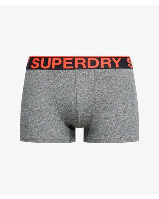 Superdry Triopak Slips in het White voor heren