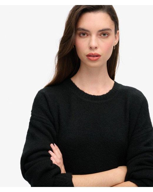 Superdry Black & Co Slouch Midi Jumper Dress