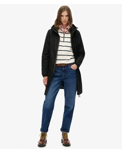 Superdry Black & Co Long Tri Windbreaker Jacket