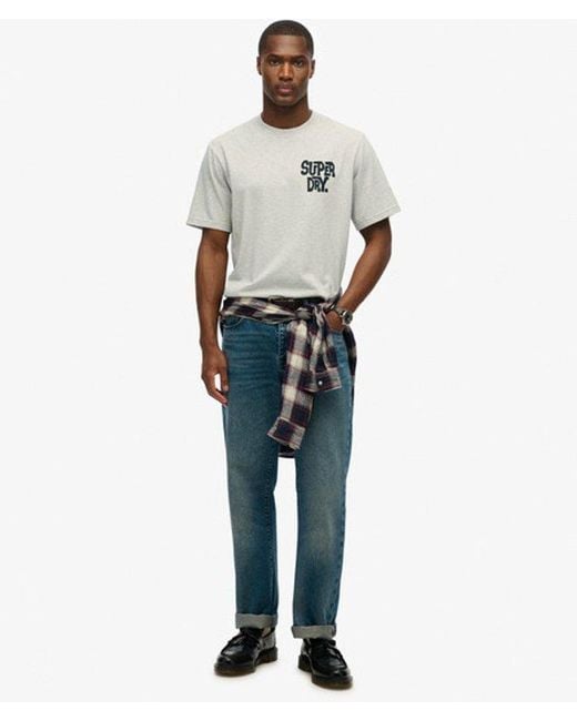 Superdry Gray & Co Outdoor Narrative Loose T-shirt for men
