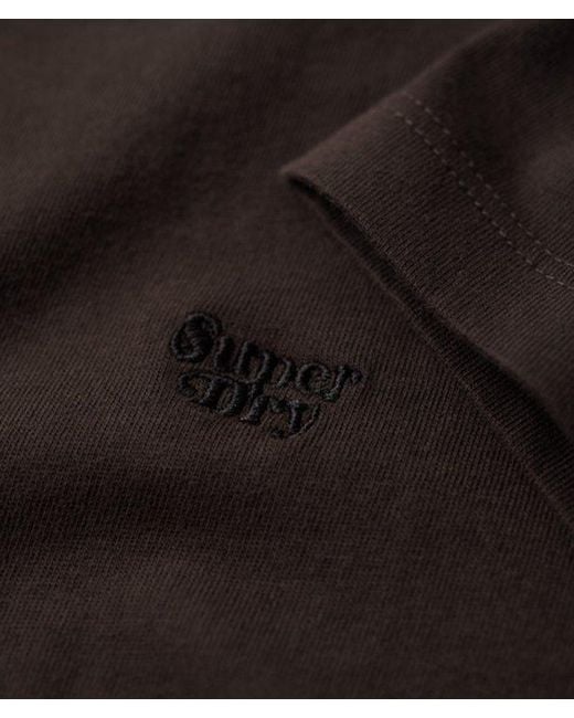 Superdry Black & Co Essential Logo Fitted T-shirt