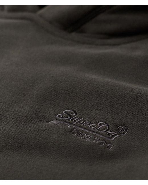 Superdry Gray & Co Essential Logo Half Brushed Hoodie for men