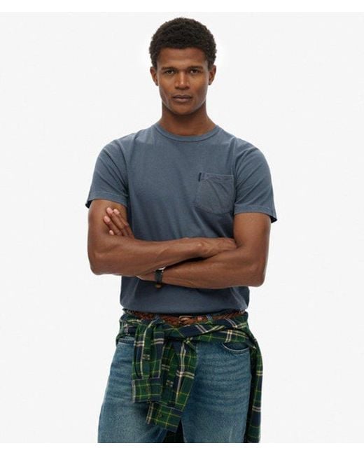 Superdry Blue & Co Classic Essential Pocket T-shirt for men