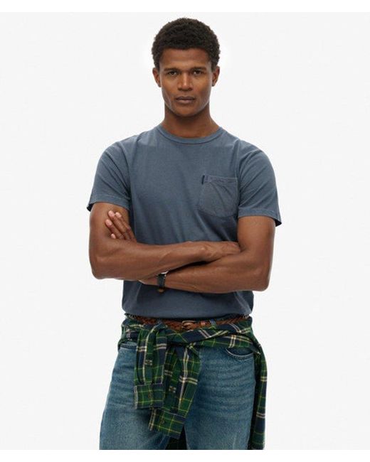 Superdry Blue & Co Classic Essential Pocket T-shirt for men
