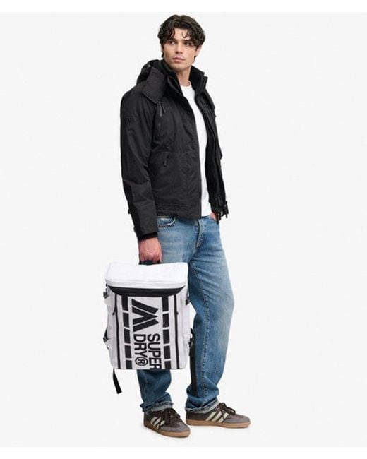 Superdry Black & Co Outdoor 30l Tarp Backpack