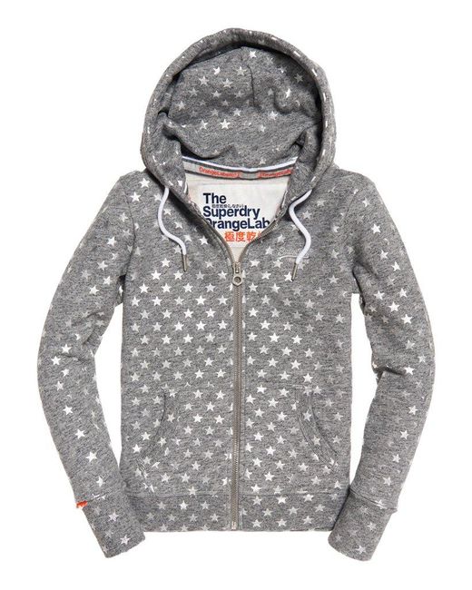 superdry all over print hoodie