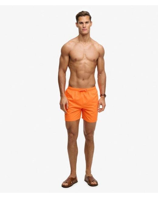 Superdry Orange & Co Essential 16-inch Swim Shorts for men