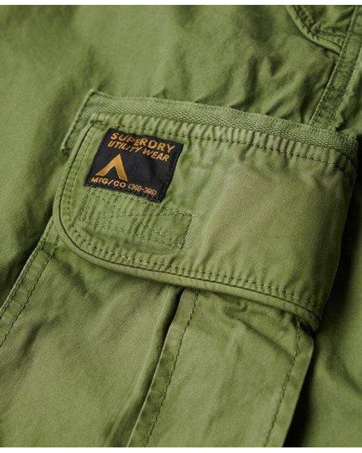 Superdry Green baggy Parachute Pants for men