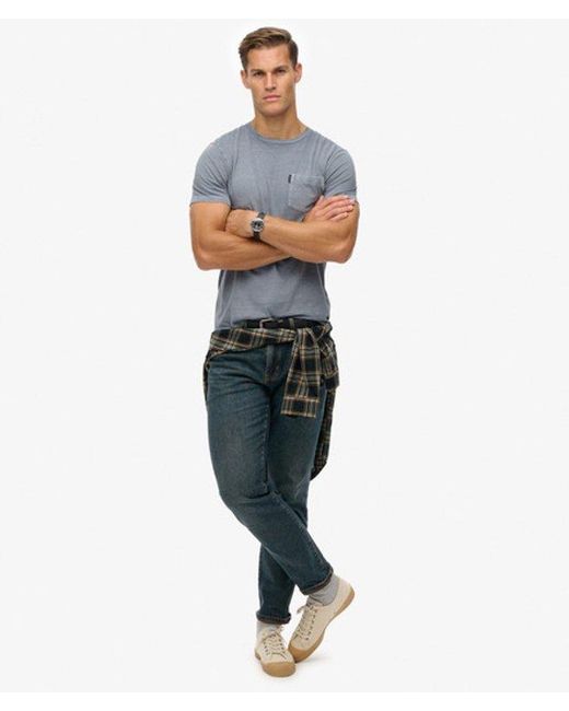 Superdry Blue & Co Classic Essential Pocket T-shirt for men