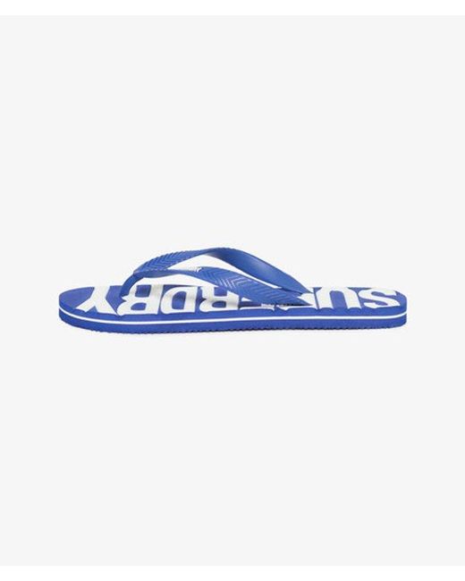 Superdry Blue & Co Vintage Flip Flops for men