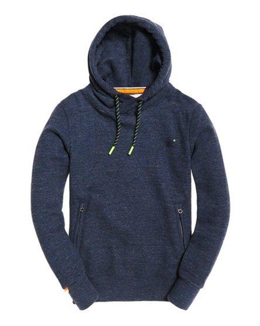 Superdry Blue Label Hyper Pop Hoodie Depths Grit for men