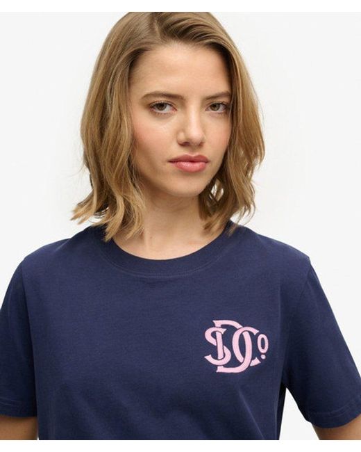 Superdry Blue Sd & Co Relaxed T-Shirt