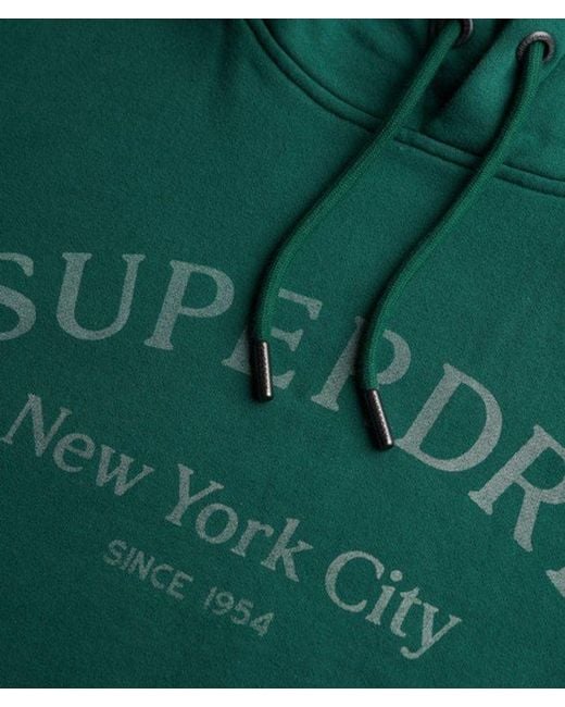Superdry Green & Co Luxe Casual Relaxed Hoodie