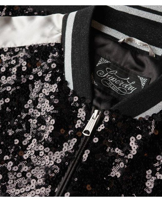 Superdry Black & Co Sequin Suikajan Jacket
