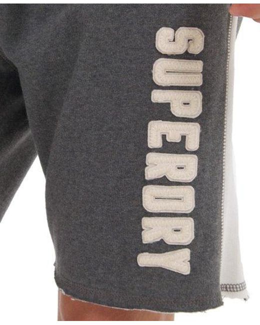 Superdry Gray Circuit Short Charcoal Marl for men