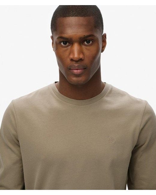 Superdry Classic Essential Top in het Green voor heren