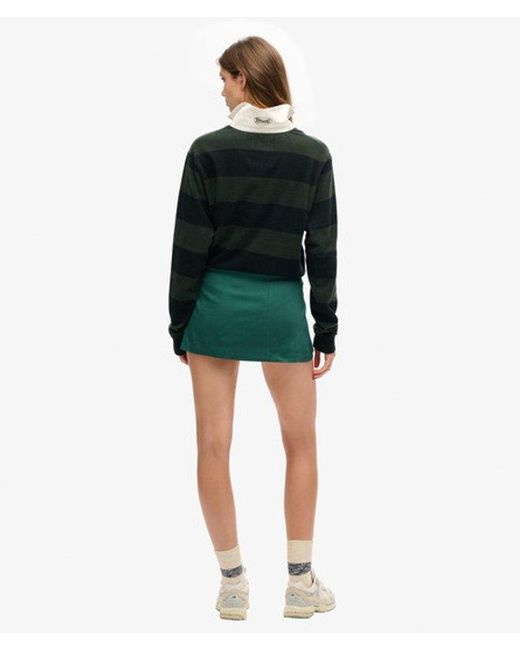 Superdry Green Fully Lined Tennis Skirt