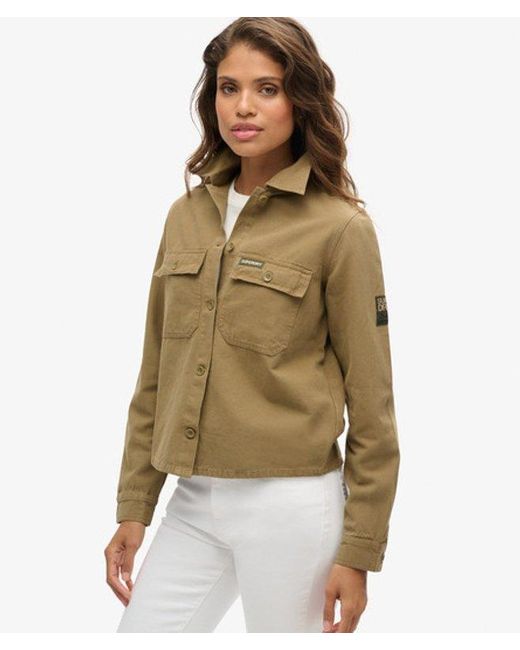 Superdry Natural & Co Embellished Military Jacket
