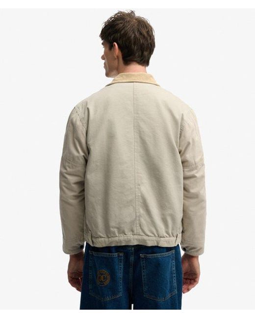 Superdry Natural & Co Carhartt Reworked Collared Jacket for men