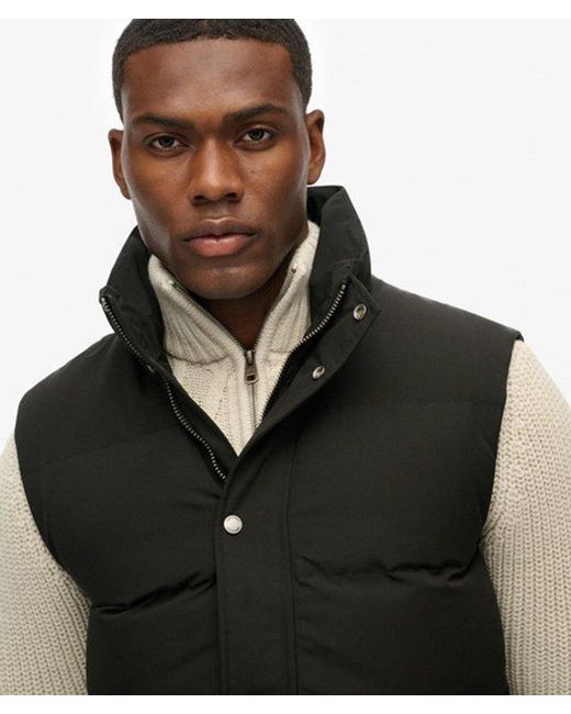 Superdry Blue & Co Everest Non-hooded Gilet for men