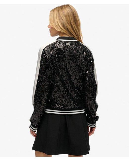 Superdry Black & Co Sequin Suikajan Jacket