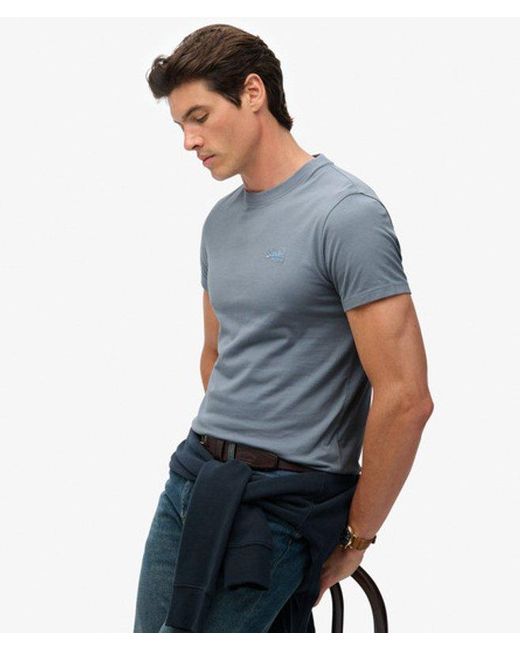 Superdry Blue & Co Essential Logo T-shirt for men