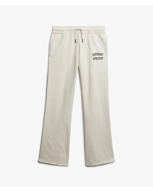 Superdry White & Co Athletic Essentials Low Rise Flare joggers