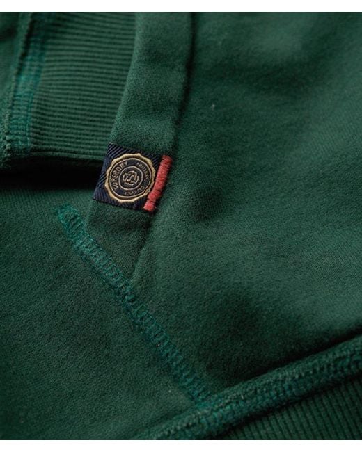 Superdry Green & Co Athletic Essentials Applique Oversized Hoodie
