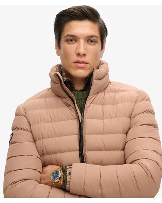Superdry Natural & Co Fuji Embroidered Padded Jacket for men