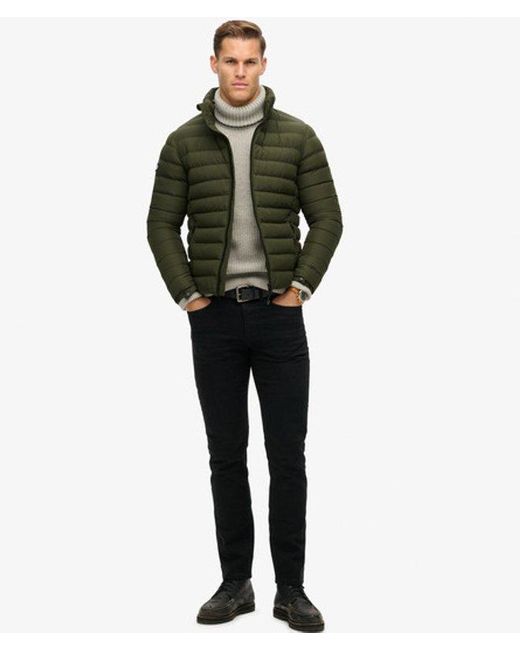 Superdry Green & Co Fuji Printed Padded Jacket for men