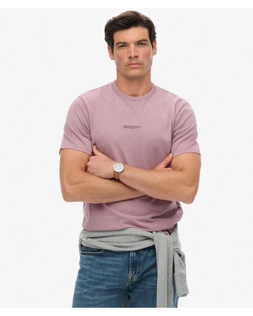 Superdry Gray & Co Micro Logo T-shirt for men