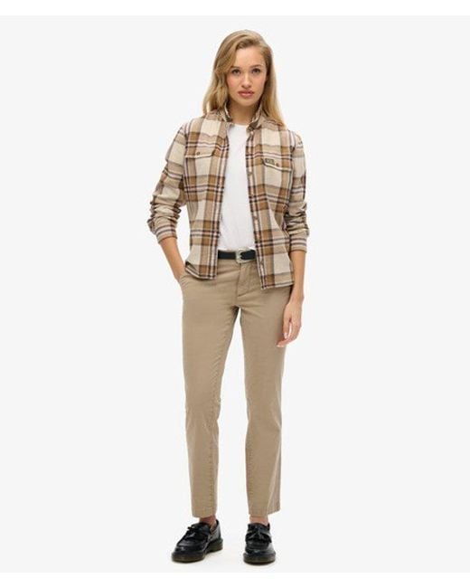 Superdry Natural & Co Mid Rise Chino