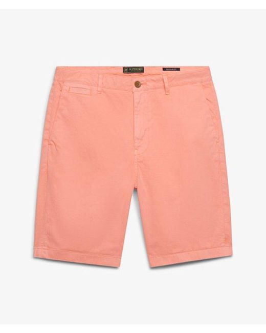 Superdry Red & Co Premium Regular Chino Shorts for men