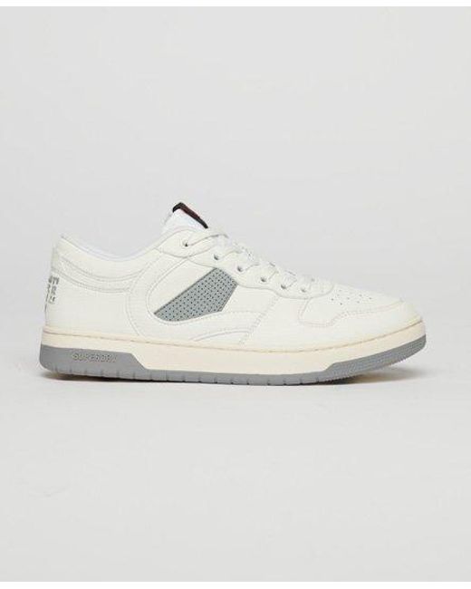 Superdry Lage Vegan Jump Sneakers in het White