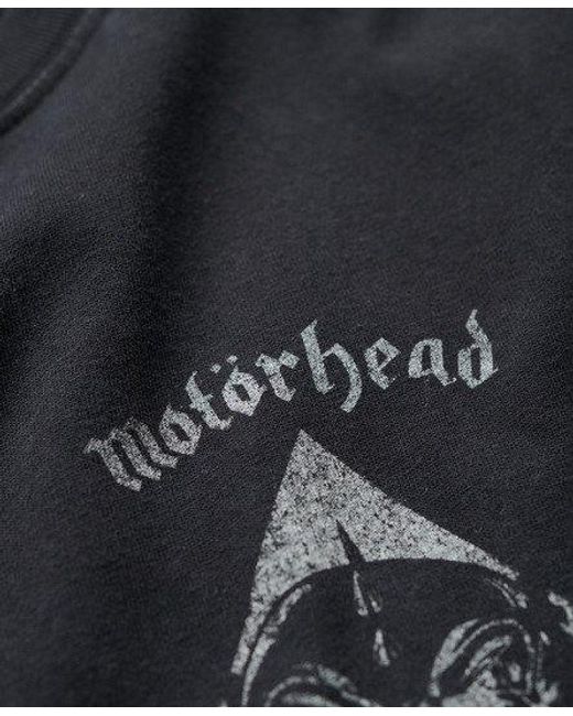 Superdry Black Motörhead X Limited Edition Band T-shirt for men